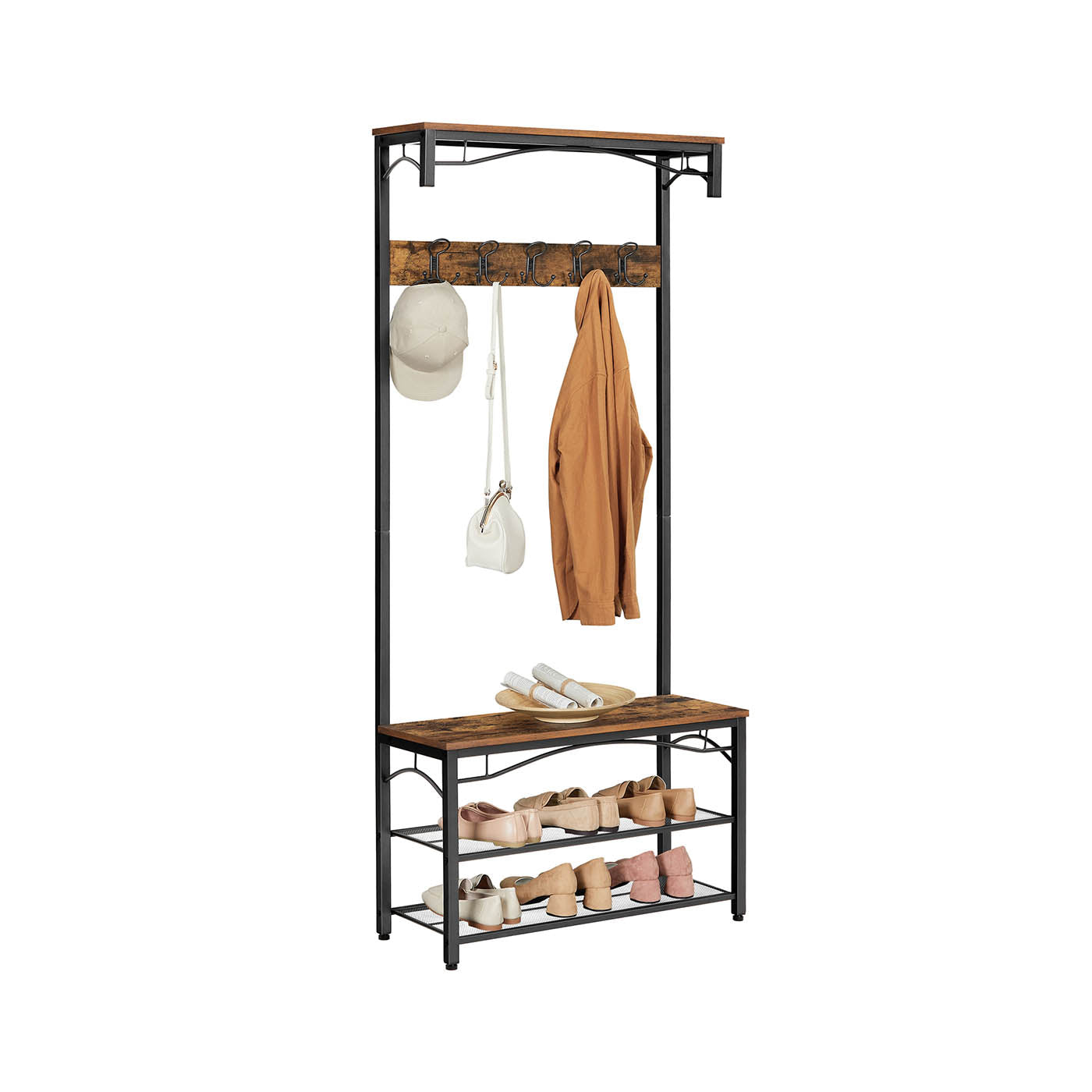 Hat and Coat Stand - Metal - Matte