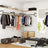 Wall-Mounted Clothes Rack - Metal - Black - Industrial Pipe Design