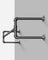 Wall-Mounted Clothes Rack - Metal - Black - Industrial Pipe Design