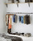Wall-Mounted Clothes Rail - Metal - Black - Set of 2