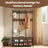 Coat and Shoe Rack - Iron - Brown