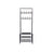 Hall Tree Entryway Organiser - iron tubes - Black