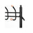 Hall Tree Entryway Organiser - iron tubes - Black