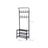 Hall Tree - Metal - Black - Multi-Purpose Entryway Organizer with Coat Stand and Shoe Rack