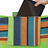 Hammock - 70% Cotton - Multicolor - Includes 2 Cushions