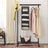 Hanging Storage Shelves - Fabric - Grey - 6-Tier Wardrobe Closet Organizer with Clips