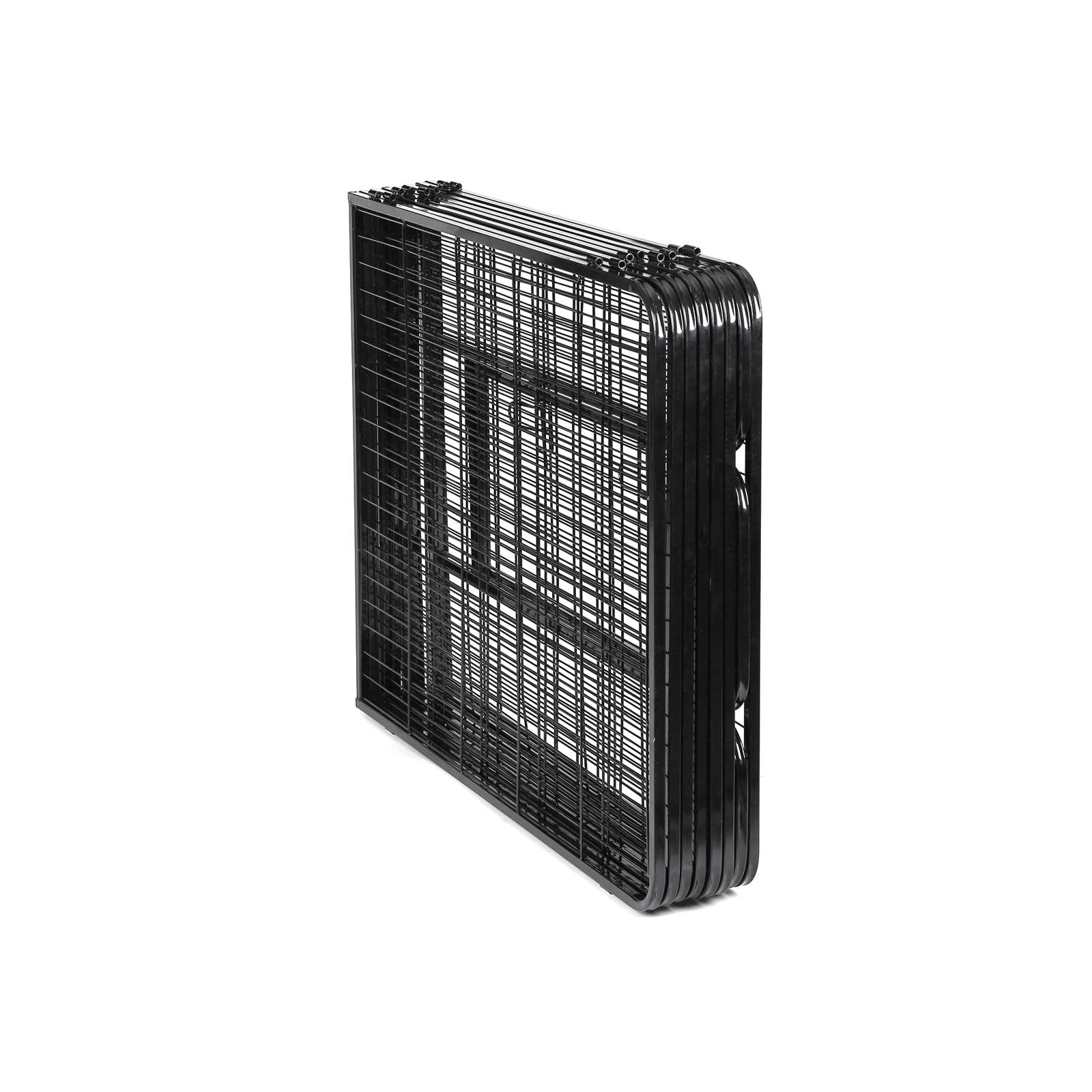 Heavy Duty Playpen - Metal - Black - 8 Panel Design