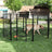 Heavy Duty Playpen - Metal - Black - 8 Panel Design