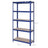Heavy-Duty Shelving - MDF - Blue - 5-Tier Boltless Racking with 875 kg Capacity