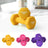 Hex Dumbbells Set - Neoprene - Yellow, Pink, and Purple - Includes Stand