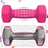 Hex Dumbbells Set - Neoprene - Yellow, Pink, and Purple - Includes Stand