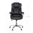 Executive Swivel Office Chair - PU Leather - Black - High Back with Tilt Function