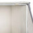 Storage Boxes - Fabric with Metal Frame - Gray - Stackable with Magnetic Hinged Lid and Side Handles