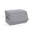 Storage Boxes - Fabric with Metal Frame - Gray - Stackable with Magnetic Hinged Lid and Side Handles