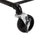 Heavy Duty Metal Clothes Rack - Holds 90 kg - Black - Mobile Design with Shelf