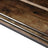 Industrial TV Media Stand - Iron - Rustic Brown - Sliding Doors and 2 Shelves