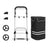 Shopping Trolley - Black - Solid Material