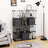 Interlocking Shelving Unit - Includes 3 Fabric Boxes - Wire