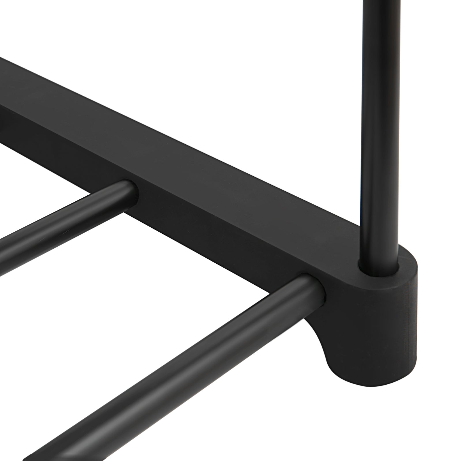Shoe Rack - Iron - Black - Customisable 6-Tier Design