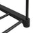 Shoe Rack - Iron - Black - Customisable 6-Tier Design