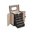Large Jewellery Box - MDF - White - 6-Tier with Side Wings