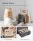 6 Tiers Jewellery Box - PU and MDF - Grey