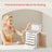 Jewellery Box - Wood - White - 6 Tiers with Mirror and Lockable Design