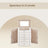 Jewellery Box - Wood - White - 6 Tiers with Mirror and Lockable Design