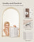 6-Tier Jewellery Box - Wood - White - With Side Wings