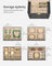 Jewellery Box 5 Layers 4 Drawers Mirror - PU and MDF - Ink Black