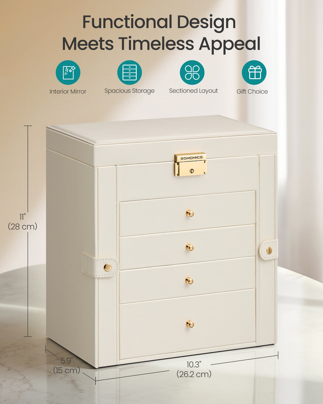 Jewellery Box - PU and MDF