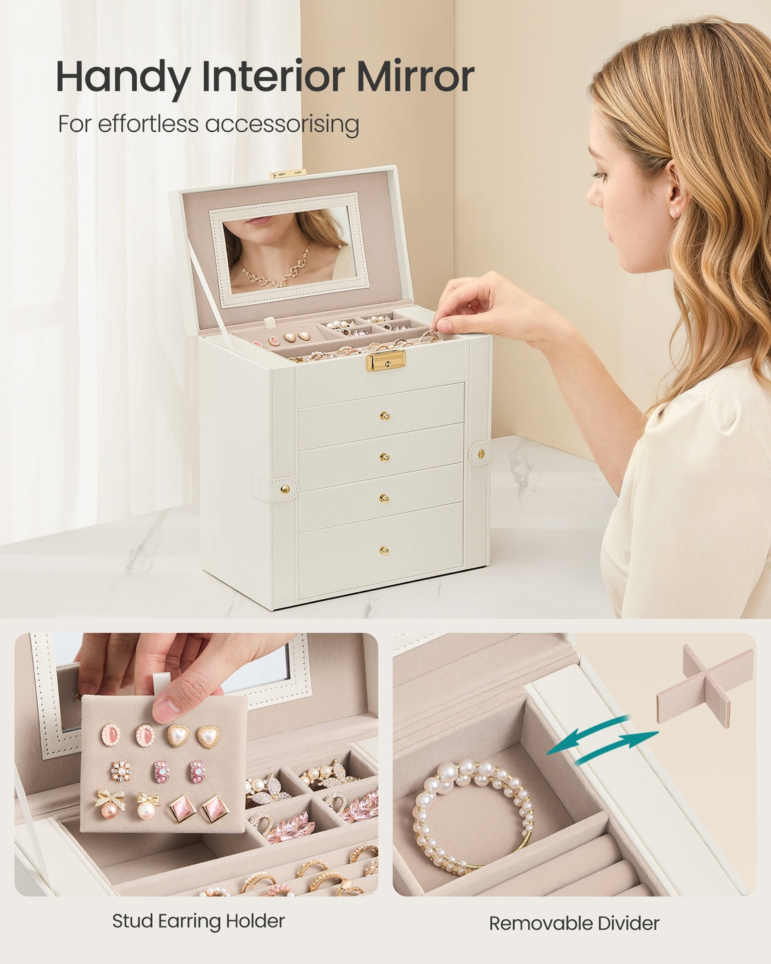 Jewellery Box - PU and MDF