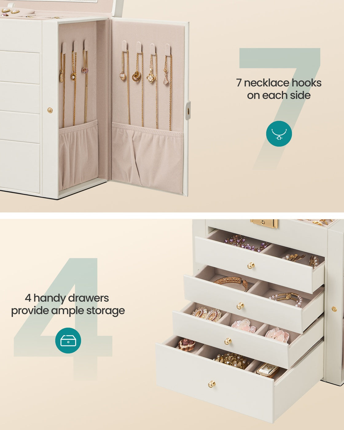 Jewellery Box - PU and MDF