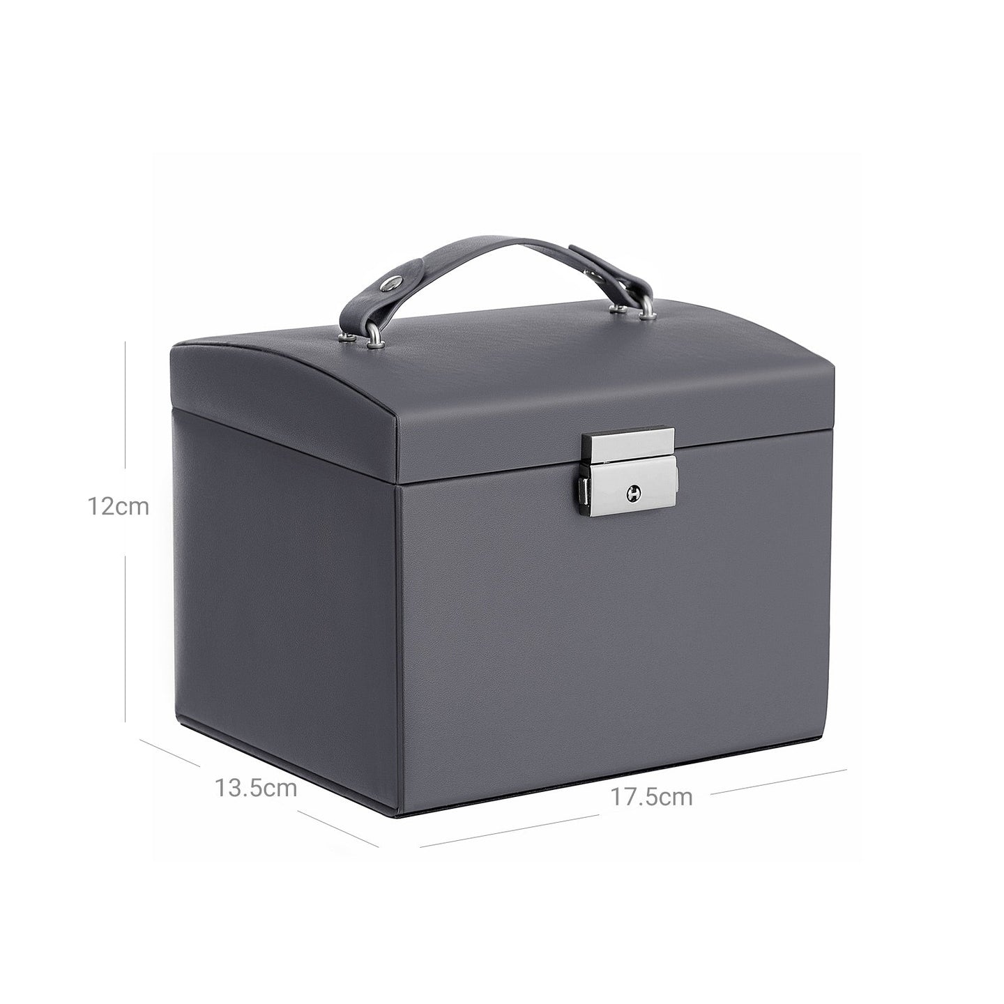 Jewellery Box - Fabric - Gold