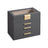 Jewellery Box - Glass - Grey and Gold - 4-Tier Organiser with 3 Drawers
