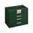 Jewellery Box - 4-Tier with Drawers - Glass - Forest Green and Gold