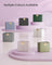 4-Tier Jewellery Box - Glass - Lavender Purple and Gold