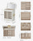 Jewellery Box - Glass - Cloud White - 5-Layer Organiser with 3 Side Drawers and Big Mirror