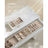 5-Tier Stackable Jewellery Box - Wood - White - Clear Glass Lid