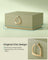 Jewellery Box - Fabric - Laurel Green - 2-Layer with Removable Tray and Handle