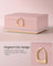 Jewellery Box - Wood - White - Two Layers with Removable Tray