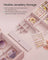 Jewellery Box - Wood - White - Two Layers with Removable Tray