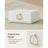 Jewellery Box - MDF - White - 2-Layer with Removable Tray and Handle