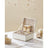 Jewellery Box - MDF - White - 2-Layer with Removable Tray and Handle