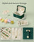 Jewellery Box - 2-Layer - Retro Green - Portable Travel Storage