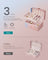 Jewellery Box 2-Layer Jewellery Storag - Plastic and PU-Coated Paper - Pink‑blue Ombre