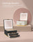 Jewellery Box - PU - Cream White and Gold - 3 Layers with Mirror and LED Lights