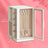 Jewellery Box - Wood - White - 360° Rotating with 5 Drawers and Spacious Vertical Storage