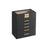 6-Tier Jewellery Box - Glass - Graphite Black and Gold - Modern Style with 5 Drawers