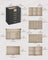 6-Tier Jewellery Box - Glass - Graphite Black and Gold - Modern Style with 5 Drawers
